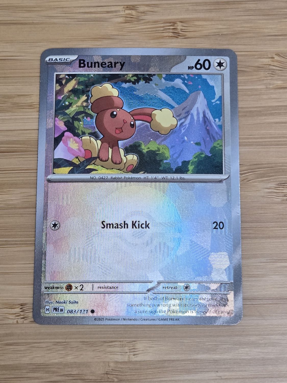 Buneary - 083/131 - Prismatic Evolutions - NM - (BALL)