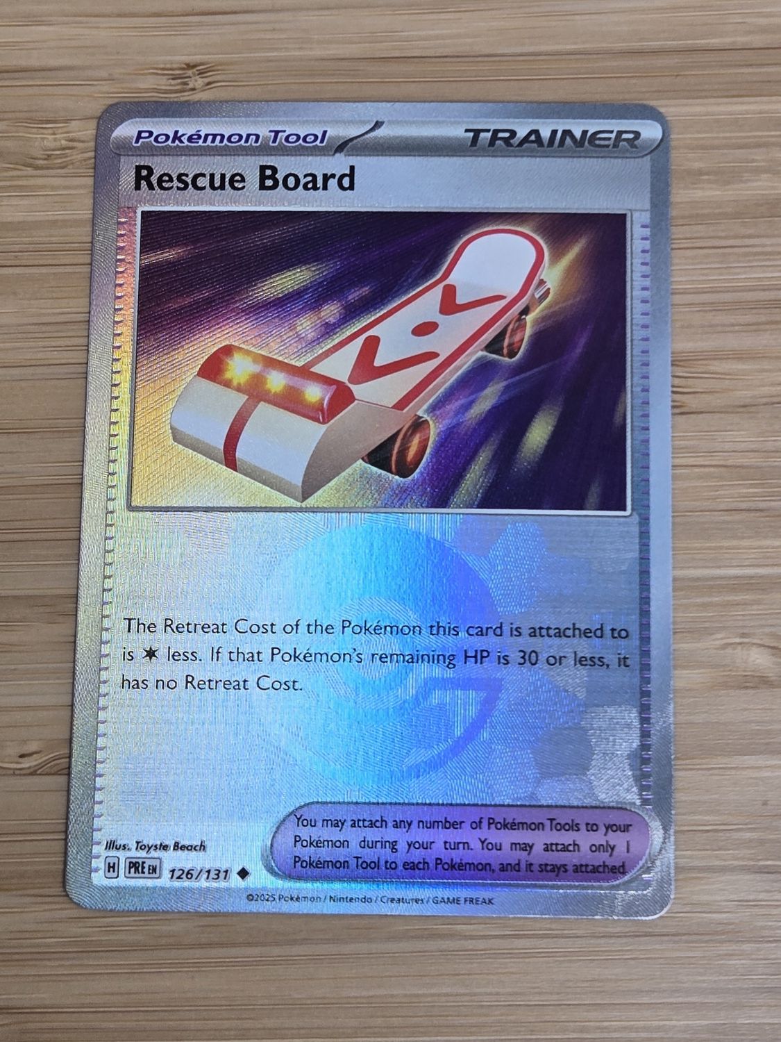 Rescue Board - 126/131 - Prismatic Evolutions - NM - (BALL)