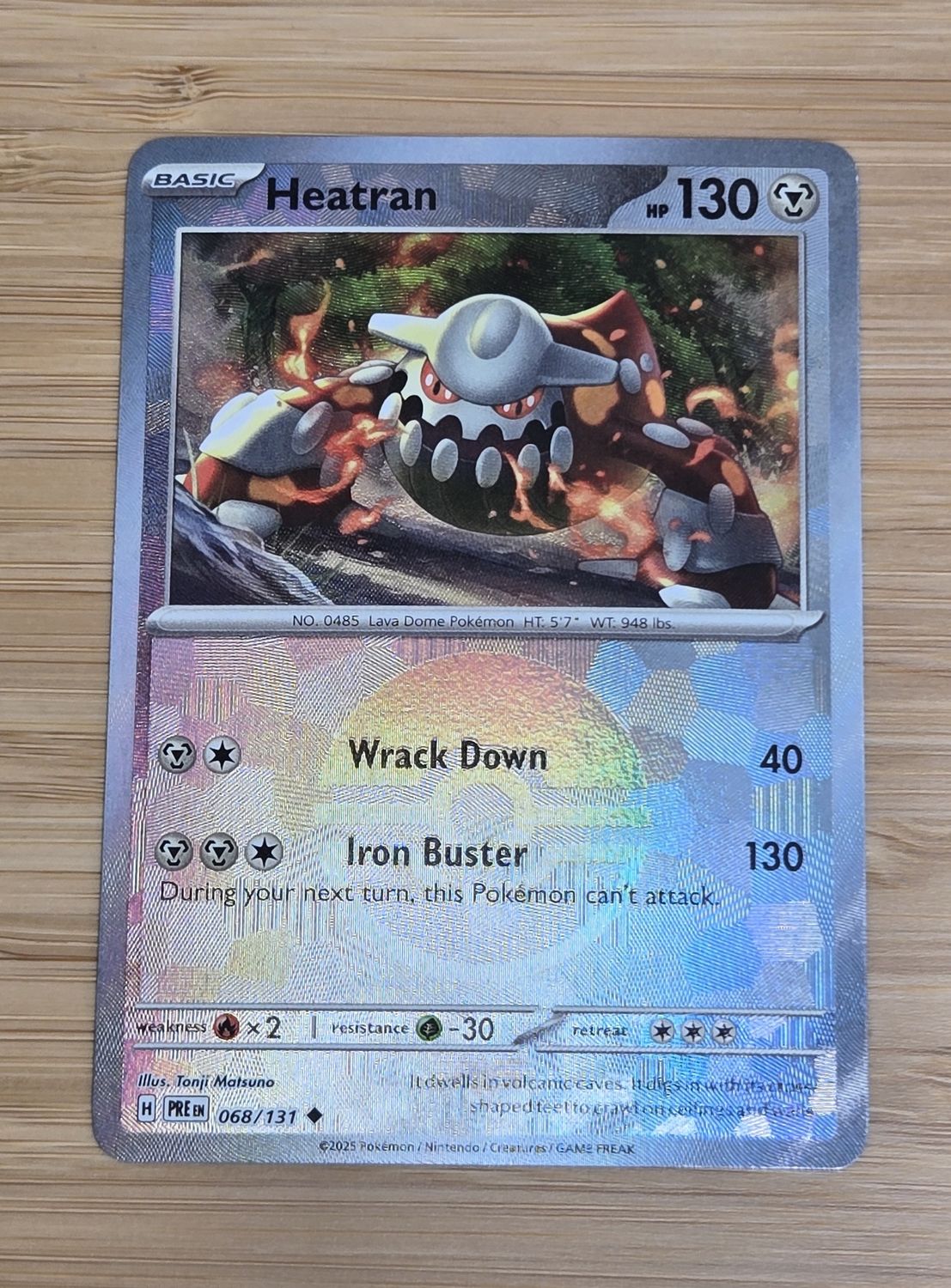 Heatran - 068/131 - Prismatic Evolution - NM - (BALL)