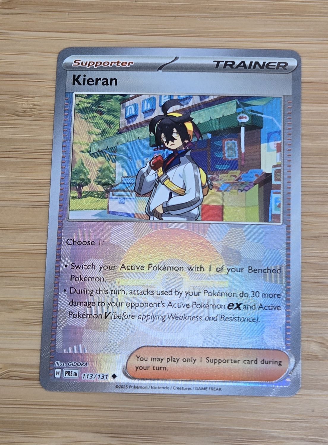 Kieran - 113/131 - Prismatic Evolutions - NM - (BALL)