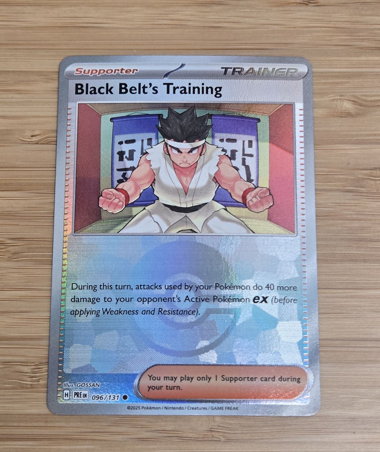 Black Belt&#39;s Training - 096/131 - Prismatic Evolutions - NM - (BALL)