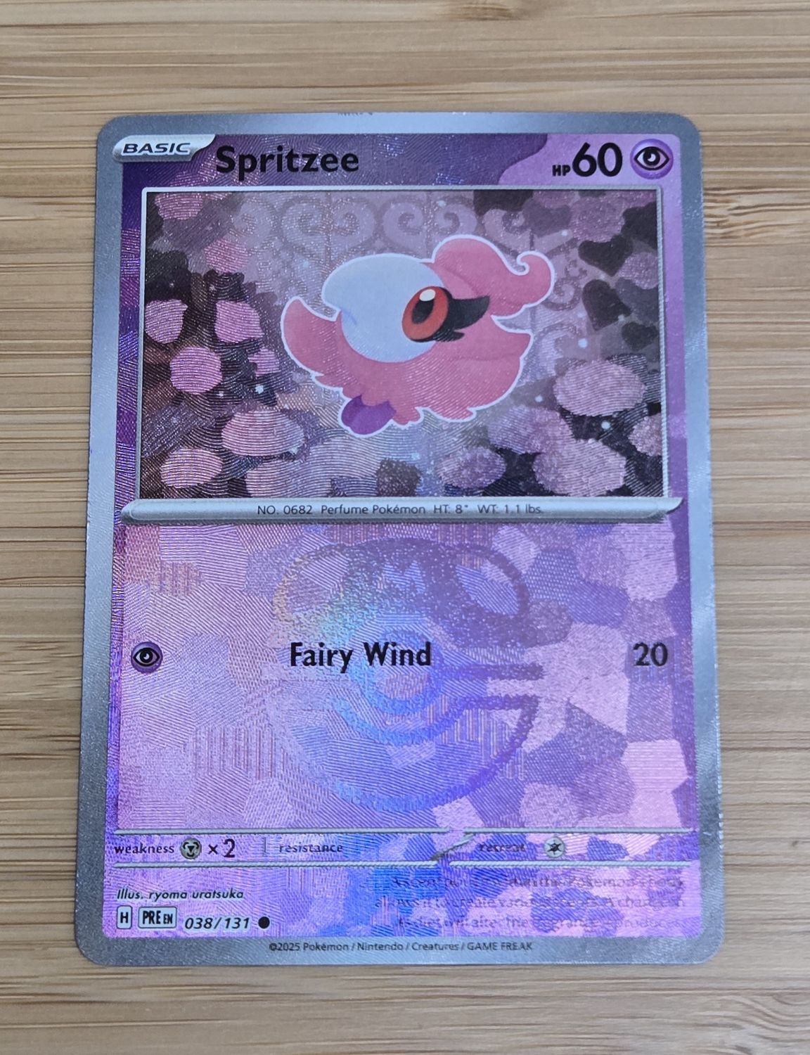 Spritzee - 038/131 - Prismatic Evolutions - NM - (MASTER BALL)