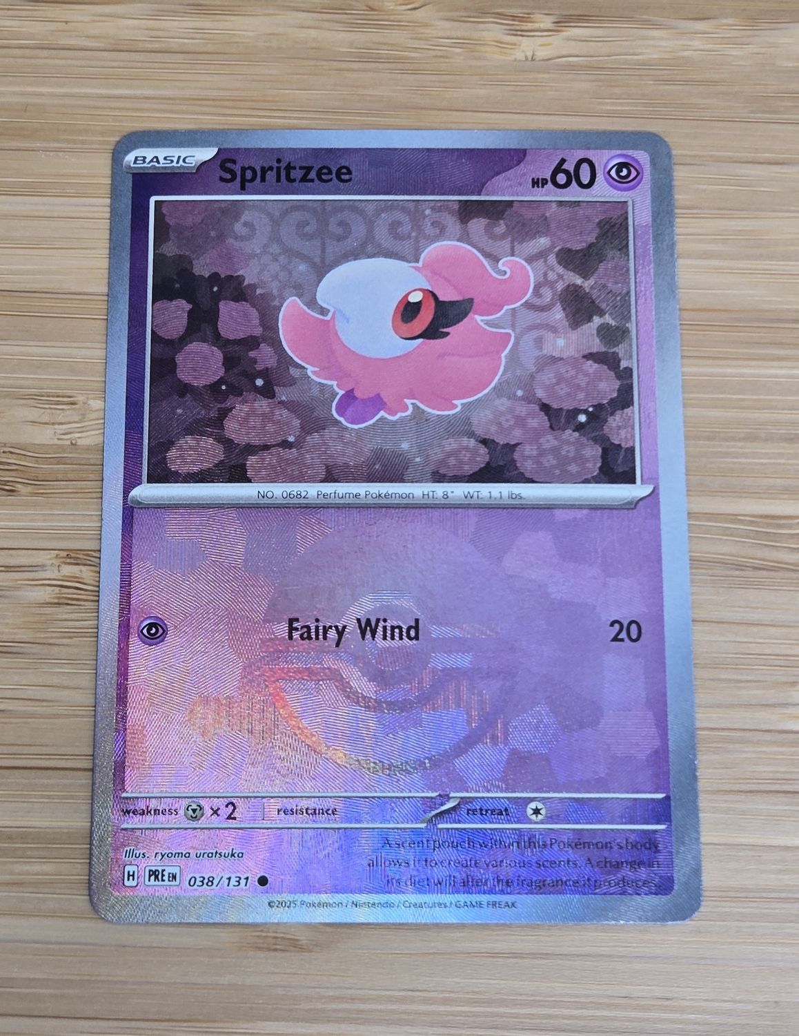 Spritzee - 038/131 - Prismatic Evolutions - NM - (POKÉ BALL) »