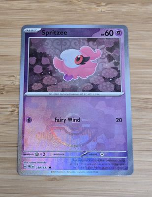 Spritzee - 038/131 - Prismatic Evolutions - NM - (POKÉ BALL) »