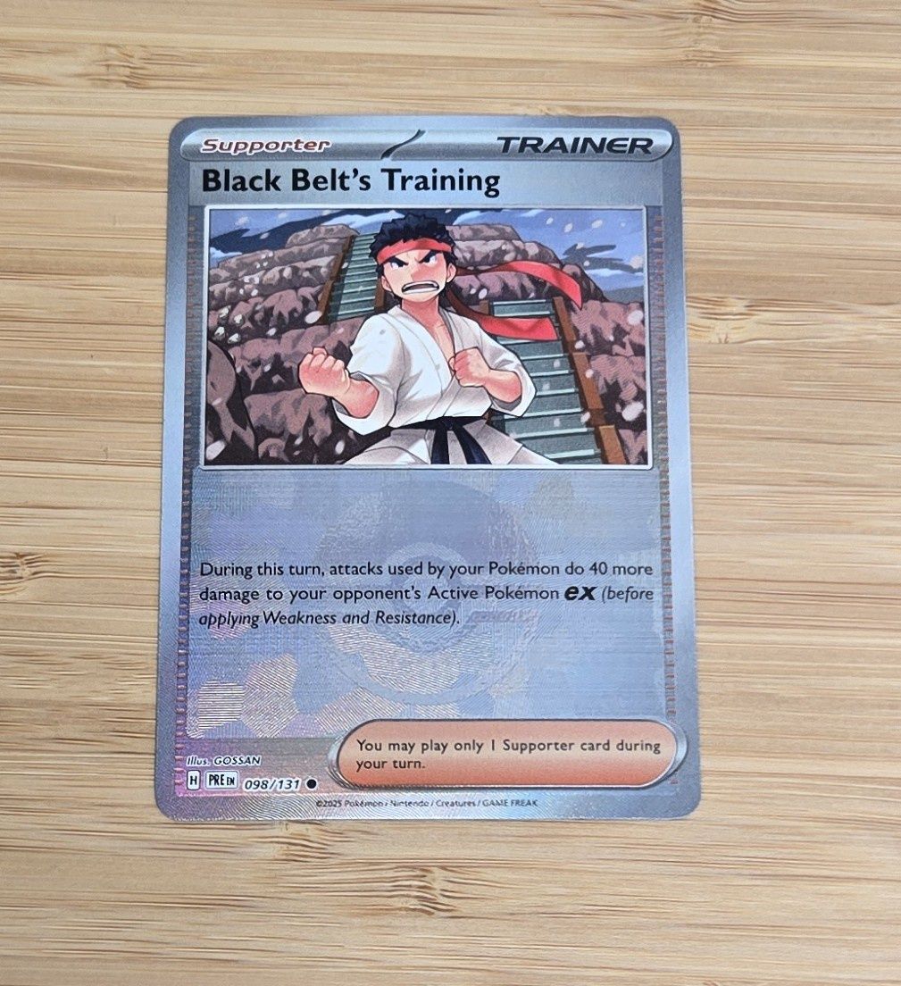 Black Belt&#39;s Training - 098/131 - Prismatic Evolutions - NM - (BALL)