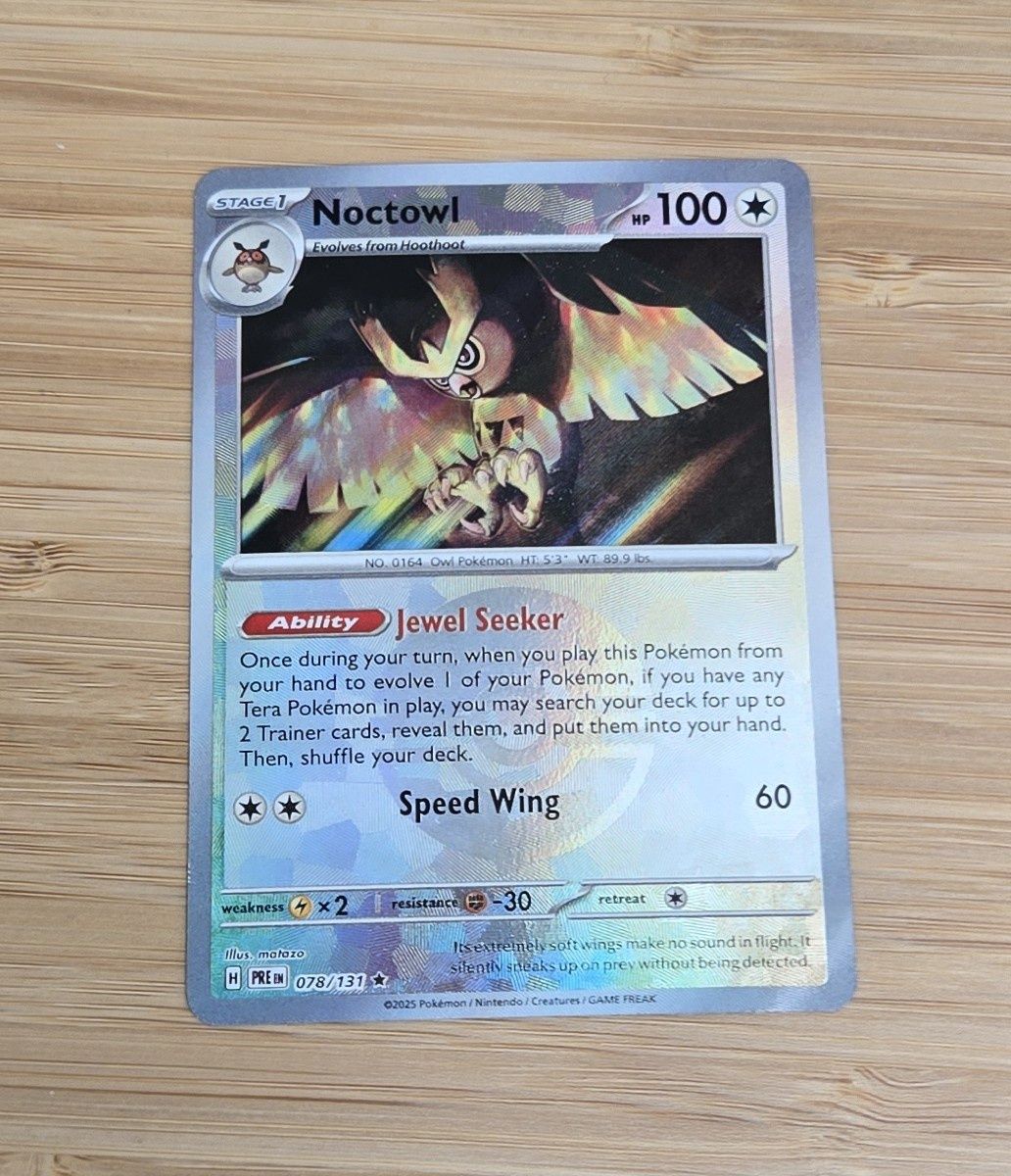 Noctowl - 078/131 - Prismatic Evolutions - NM - (BALL)