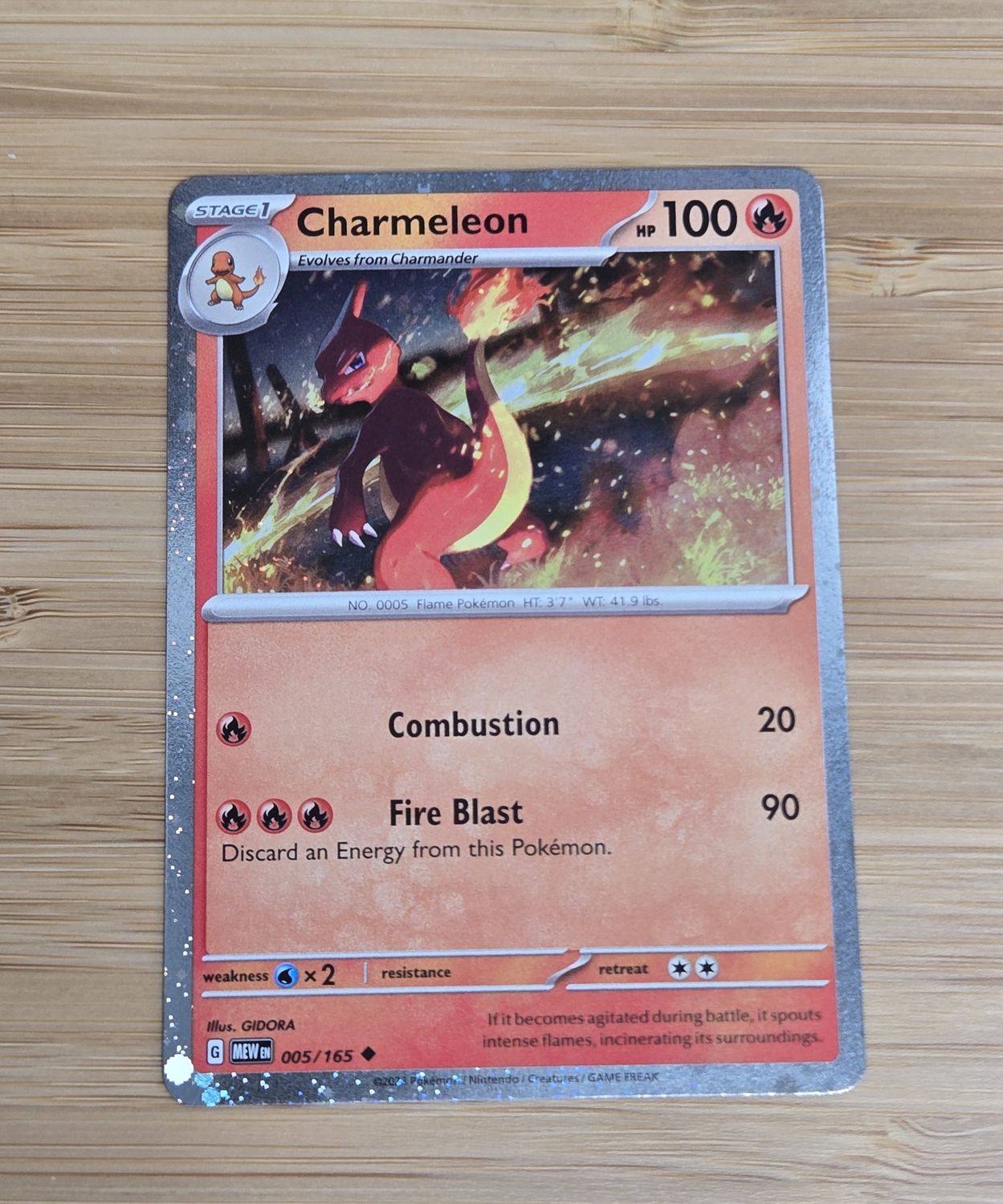 Charmeleon - 005/165 - Scarlet&amp;Violet 151 - NM