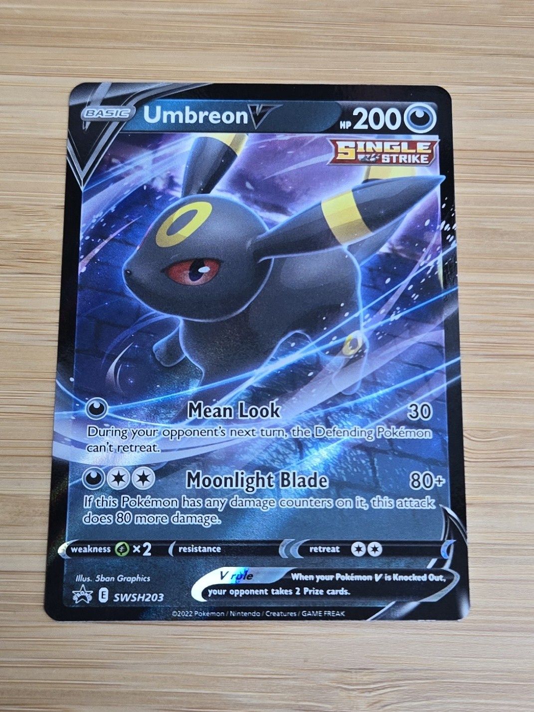 Umbreon V - SWSH203 - PROMO - NM