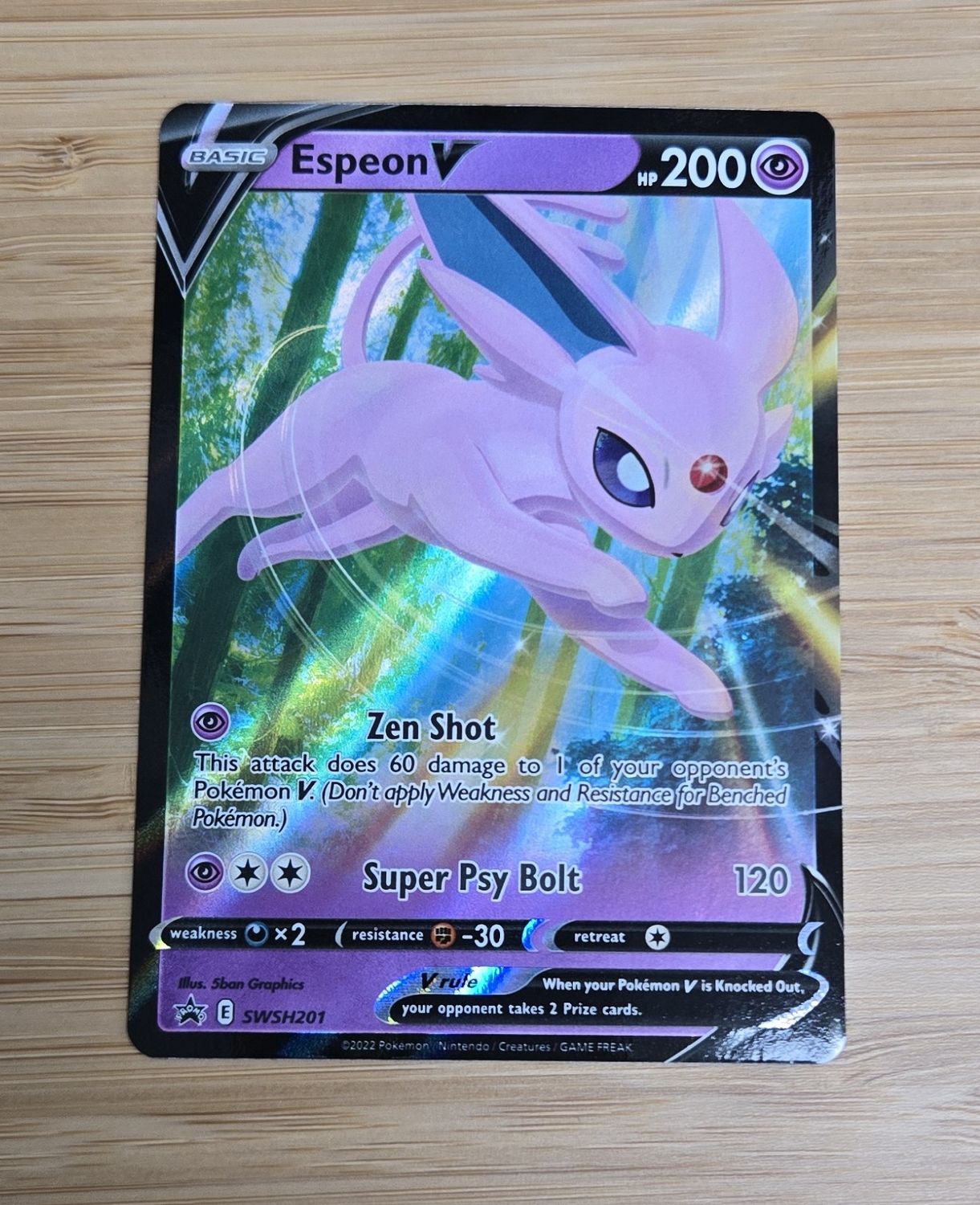 Espeon V - SWSH201 - PROMO - NM