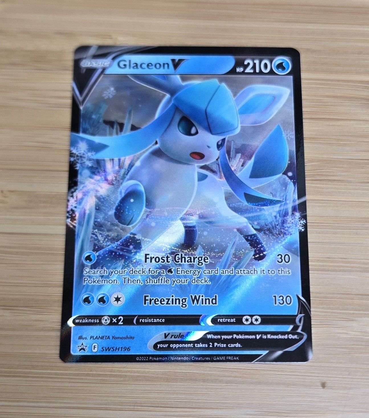 Glaceon V - SWSH196 - PROMO - NM