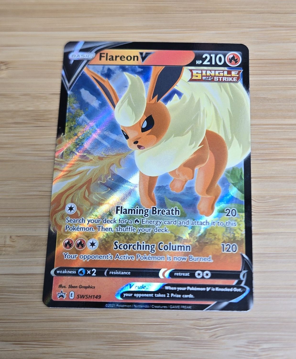 Flareon V - SWSH149 - PROMO - NM