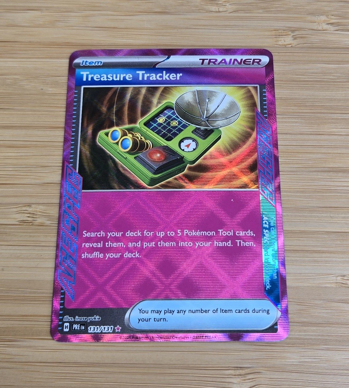 Treasure Tracker - 131/131 - Prismatic Evolutions - NM