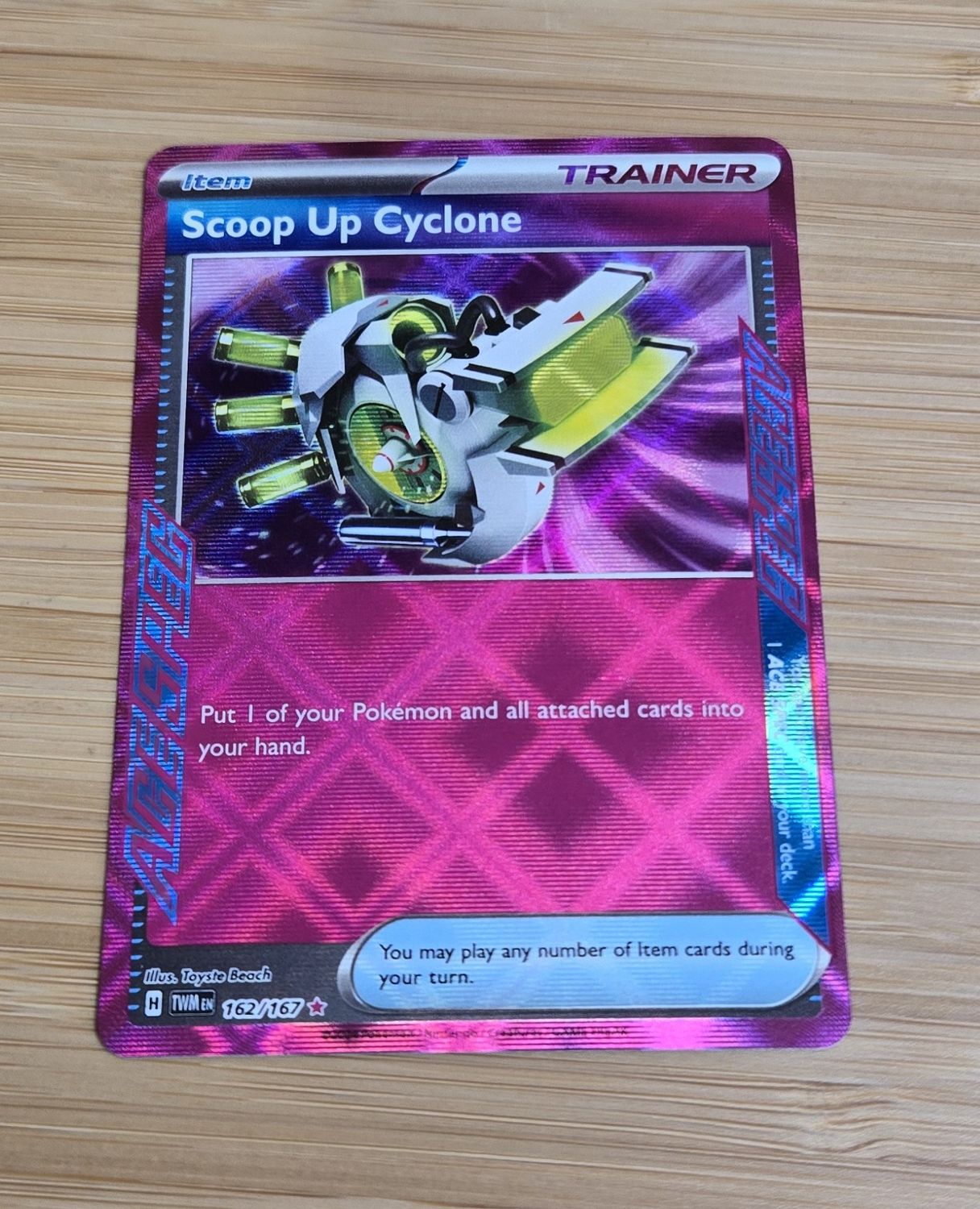 Scoop Up Cyclone - 162/167 - Twilight Masquerade - NM
