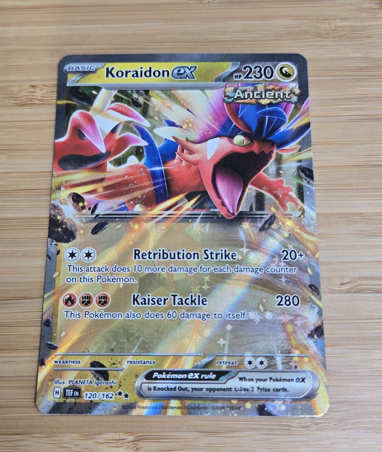 Koraidon EX - 120/62 - Temporal Forces - NM