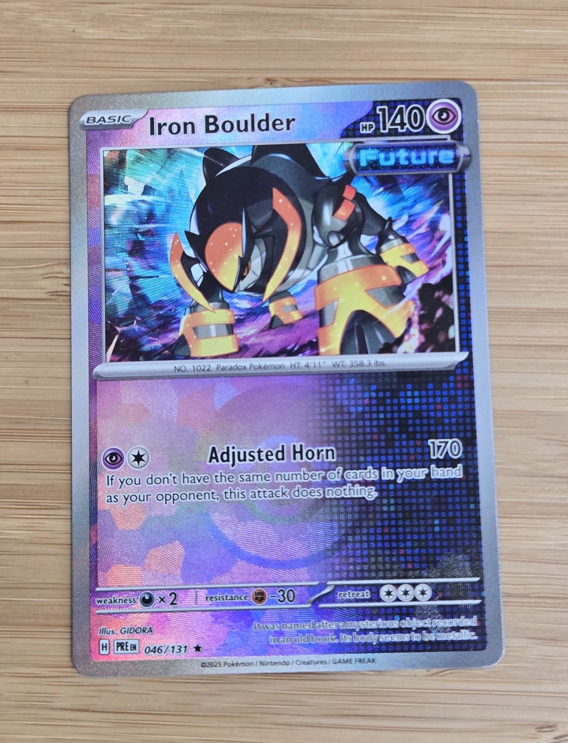 Iron Boulder (BALL) - Prismatic Evolutions - 046/131 - NM