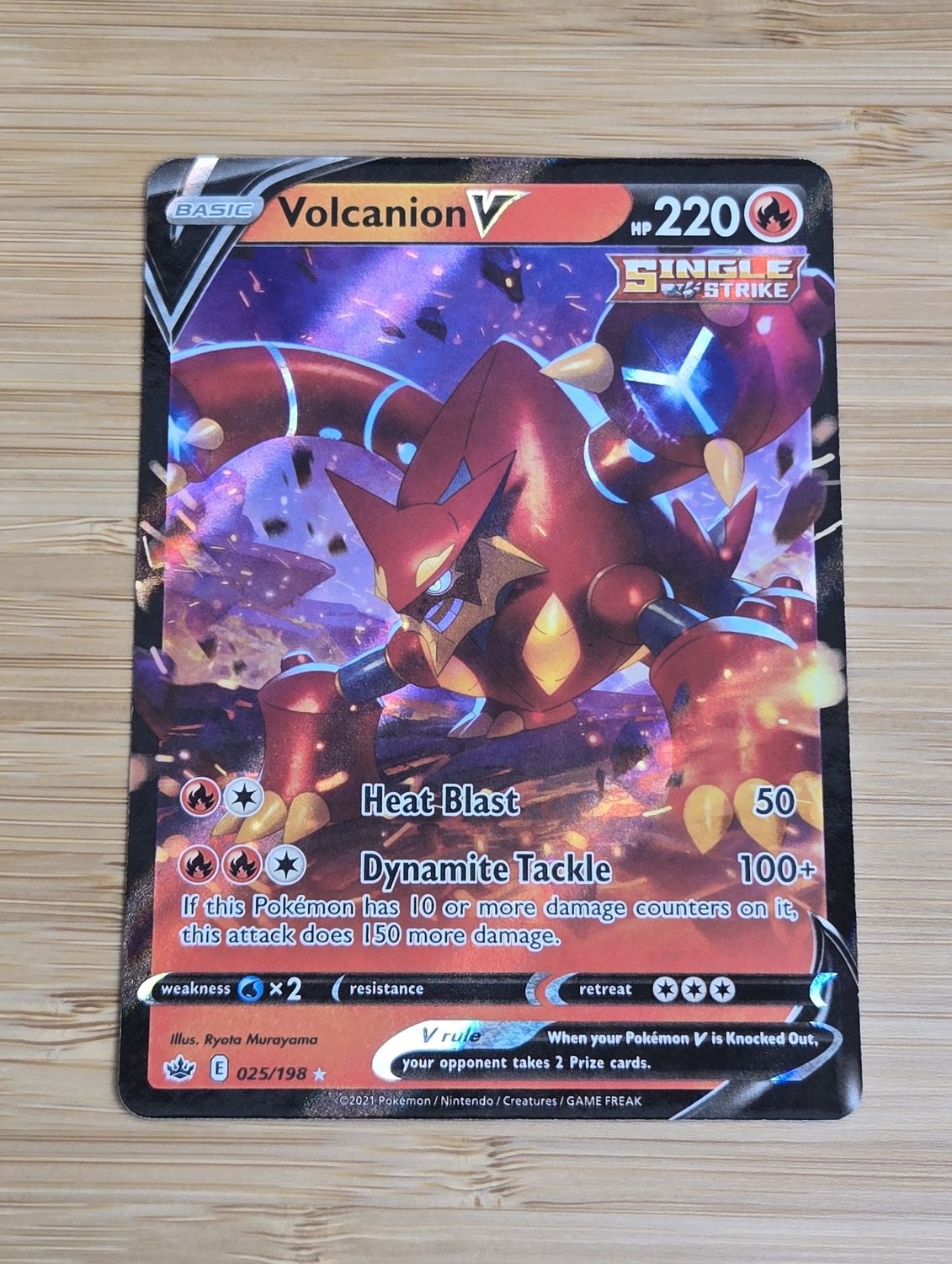 Volcanion V - Chilling Reign - 025/198 - NM