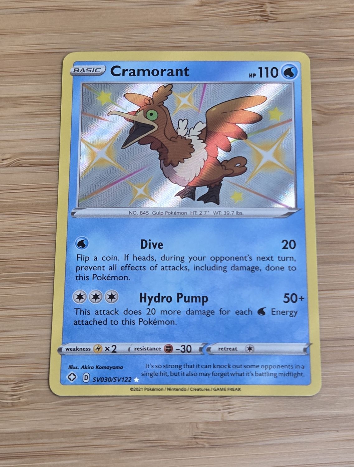 Cramorant - Shining Fate - SVO30/SV122 - NM
