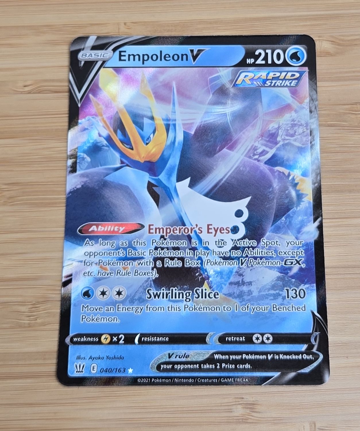Empoleon V - Battle Styles - 040/163 - NM