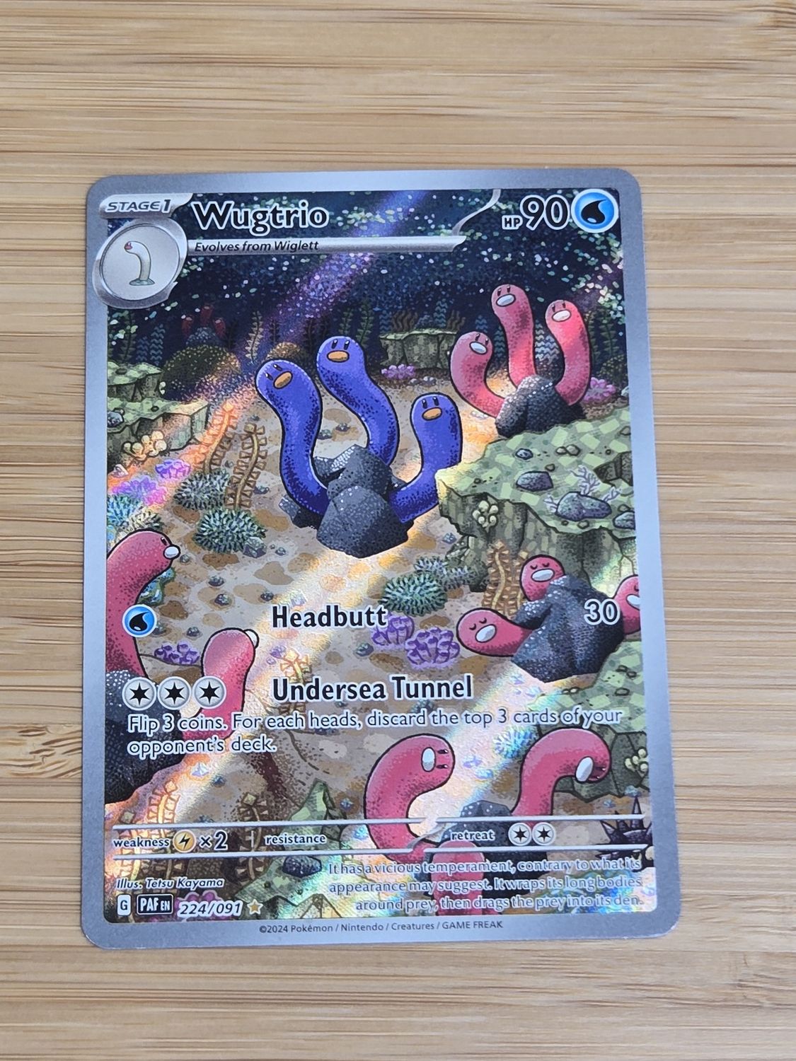 Wugtrio - Paldean Fate - 224/091 - NM