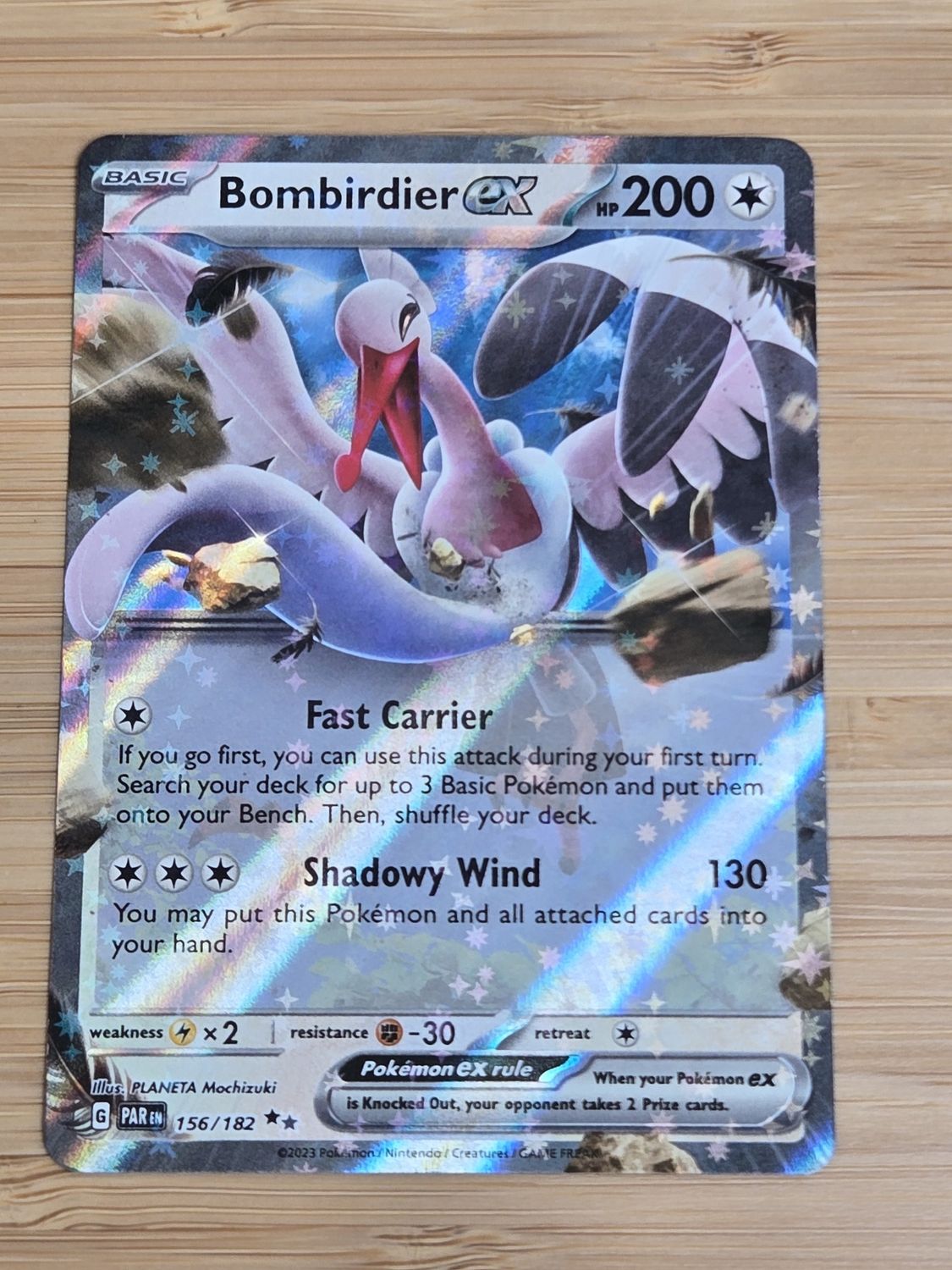 Bombirdier EX - Paradox Rift - 156/182 - NM
