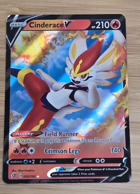 Cinderace V - Rebel Clash - 035/192 - NM