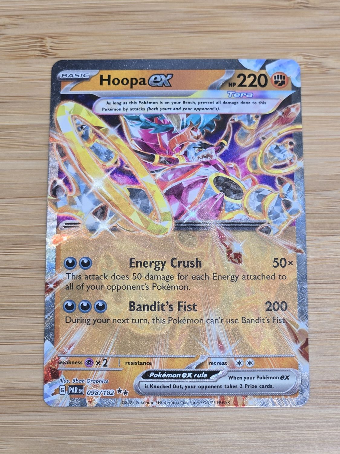 Hoopa EX - Paradox Rift - 098/182 - NM