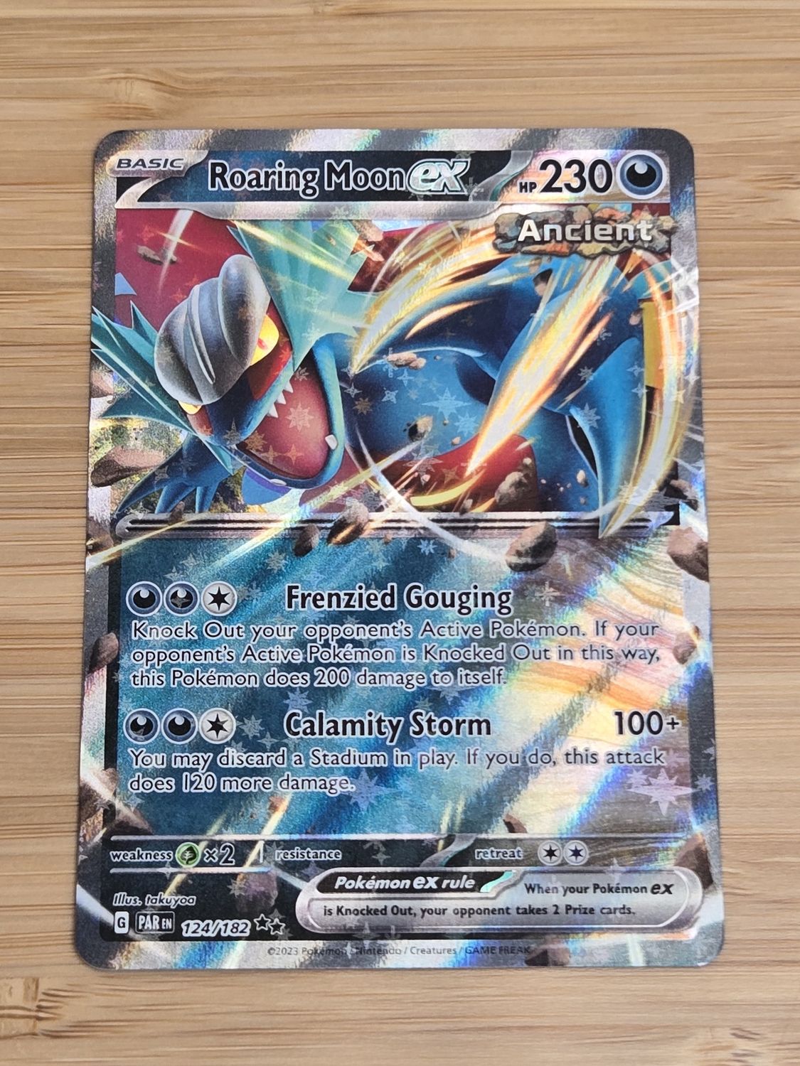 Roaring Moon EX - Paradox Rift - 124/182 - NM