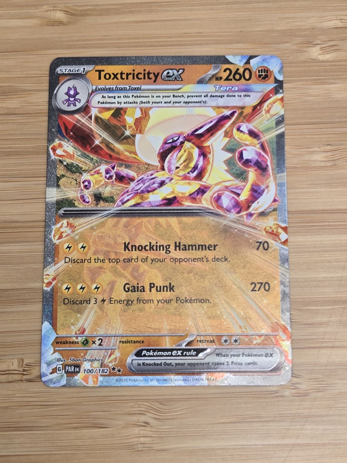 Toxtricity EX - Paradox Rift - 100/182 - NM