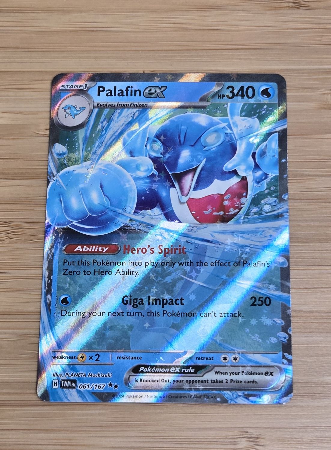 Palafin EX - 061/167 - Twilight Masquerade - NM