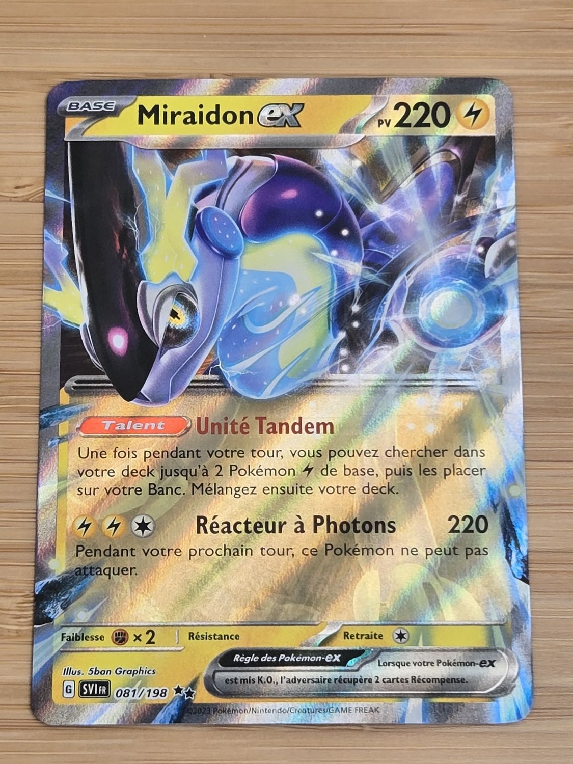 Miraidon EX - 081/198 - Scarlet&amp;Violet Base Set - NM