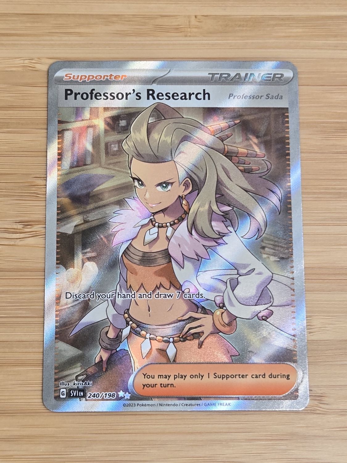 Professor&#39;s Research - 240/198 - Scarlet&amp;Violet Base Set - NM