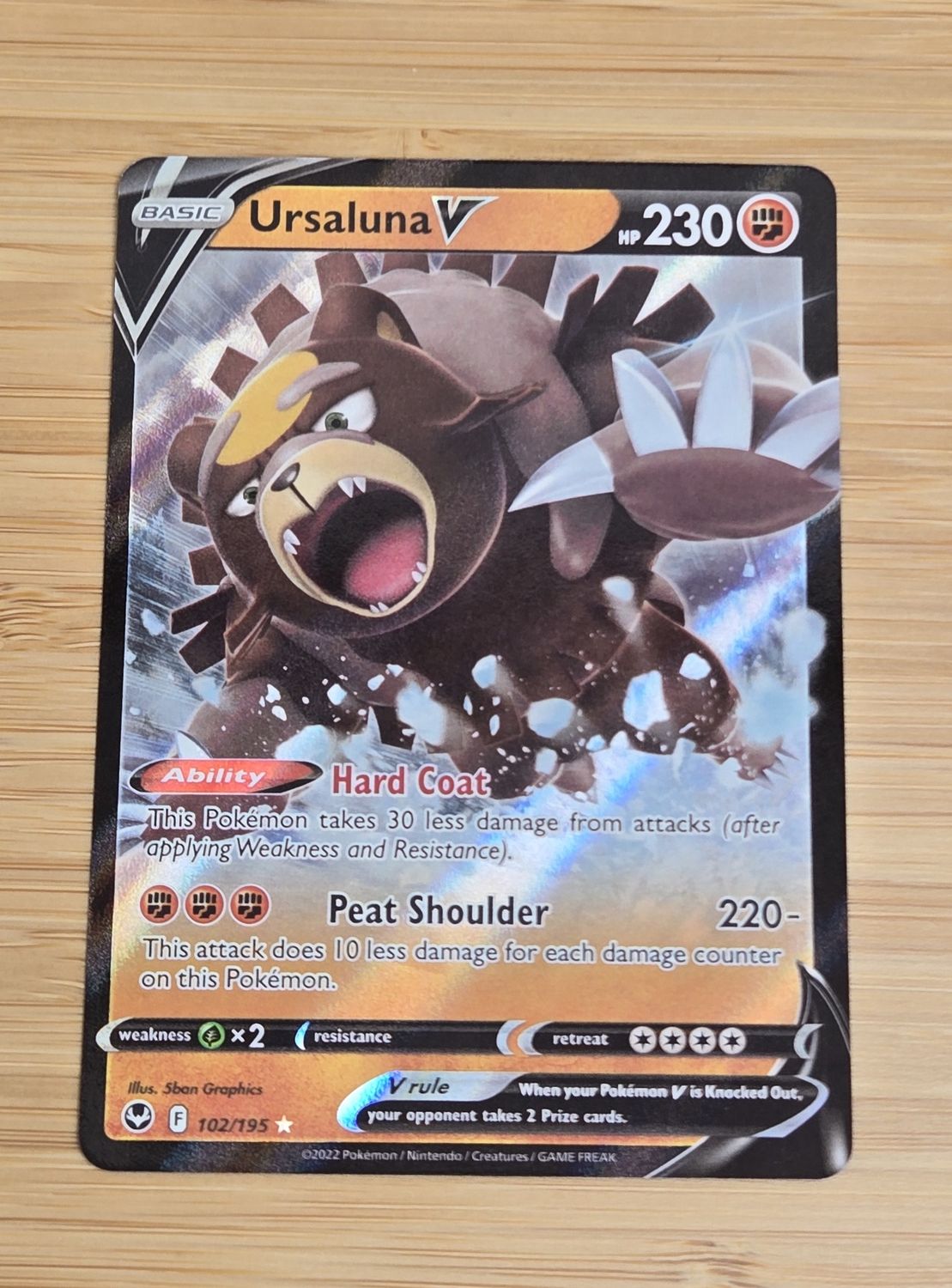 Ursaluna V - 102/195 - Silver Tempest - NM