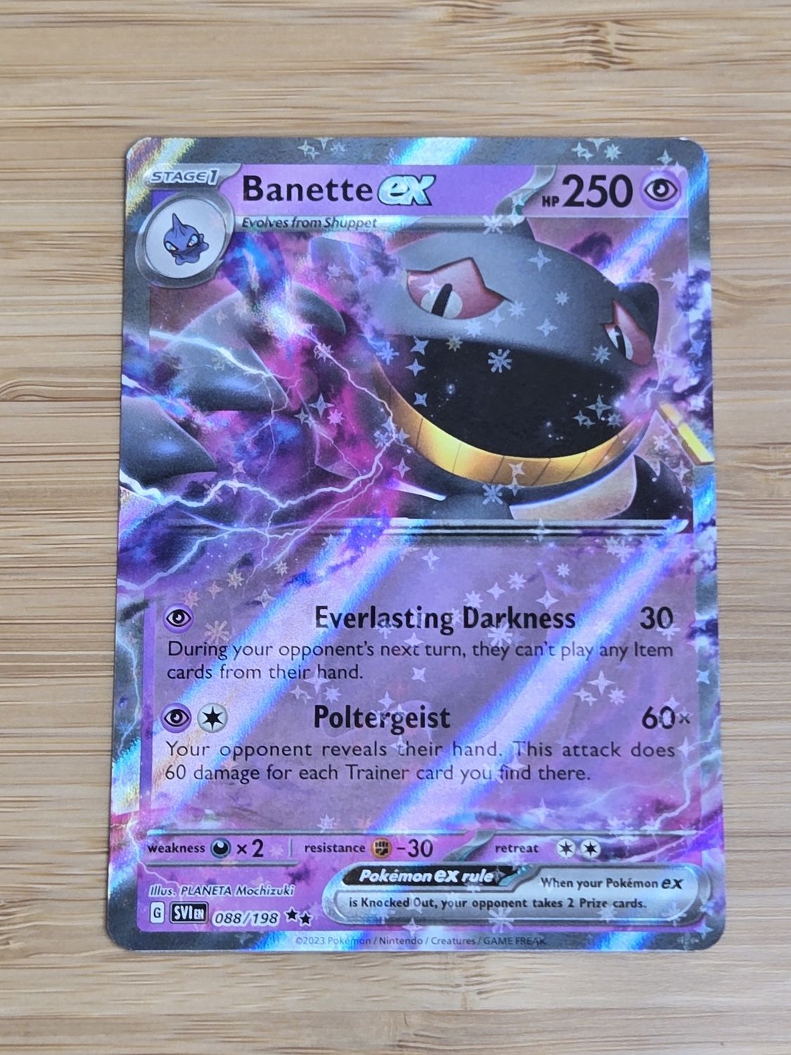 Banette EX - 088/198 - Scarlet&amp;Violet Base Set - NM