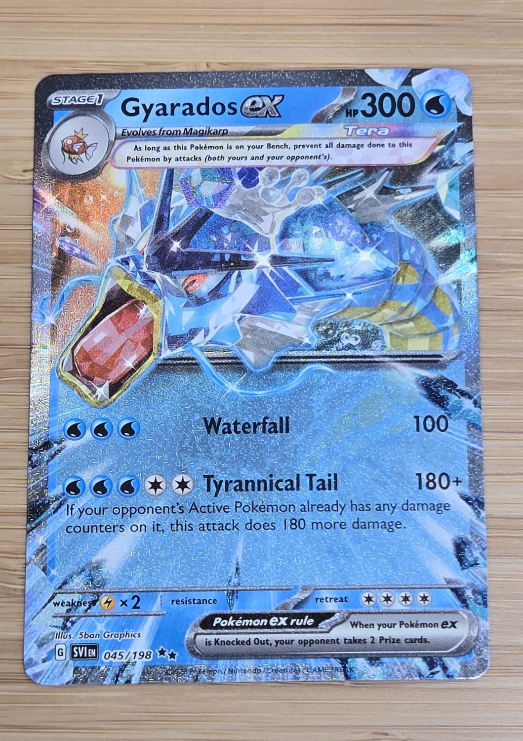 Gyarados EX - 045/198 - Scarlet&amp;Violet Base Set - NM