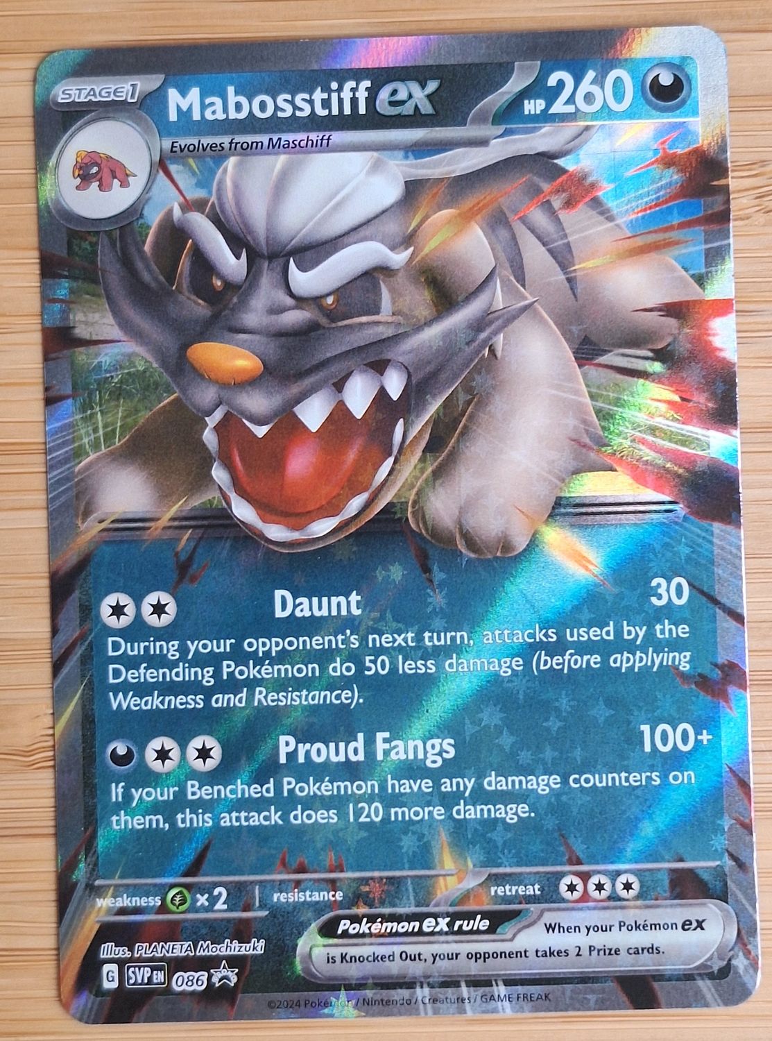 Mabosstiff EX - PROMO - 086 - NM