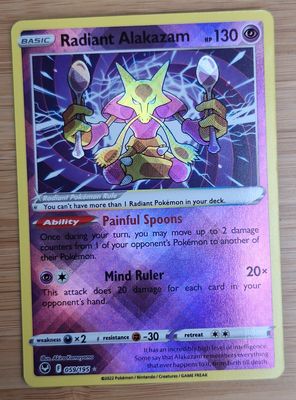Radiant Alakazam - Silver Tempest - 059/195 - NM