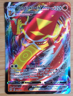Centiskorch VMAX - Darkness Ablaze - 034/189 - NM