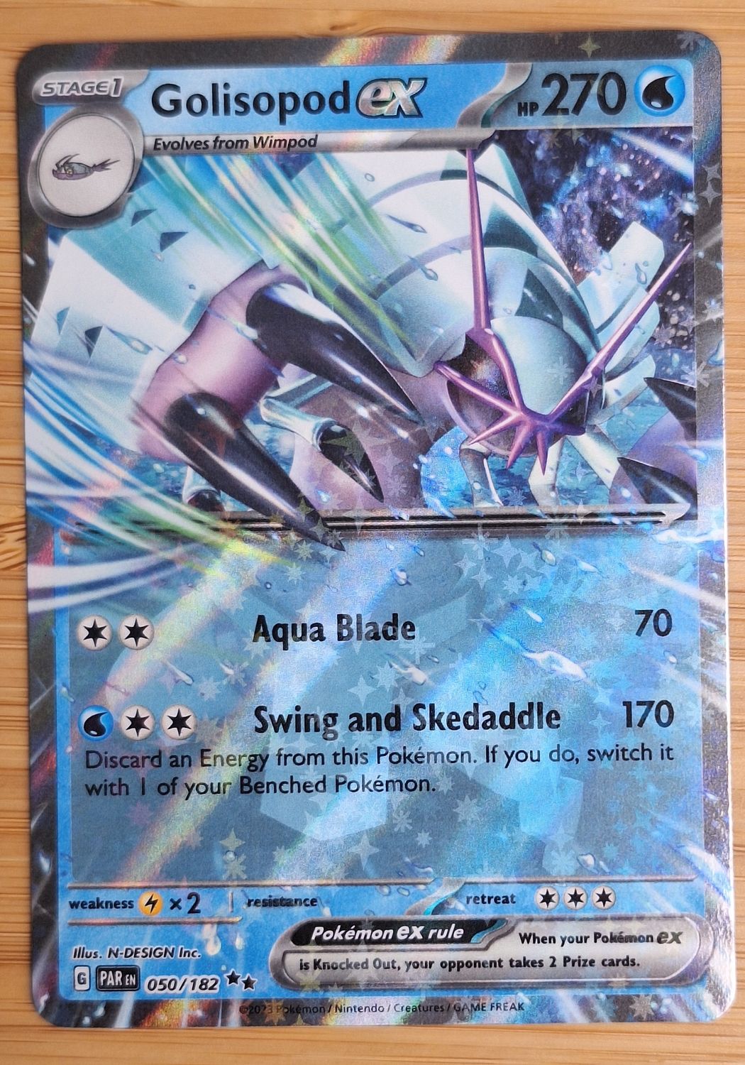 Golisopod EX - 050/182 - Paradox Rift - NM