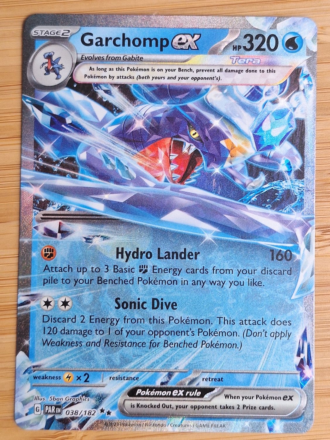Garchomp EX - 083/182 - Paradox Rift - NM
