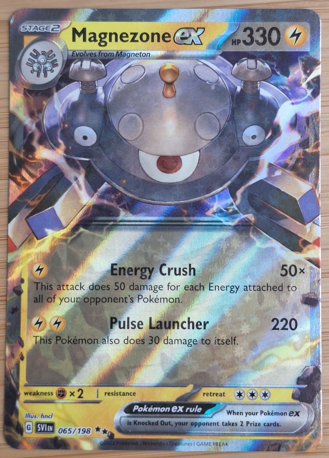 Magnezone EX - 065/198 - Scarlet&amp;Violet Base Set - NM