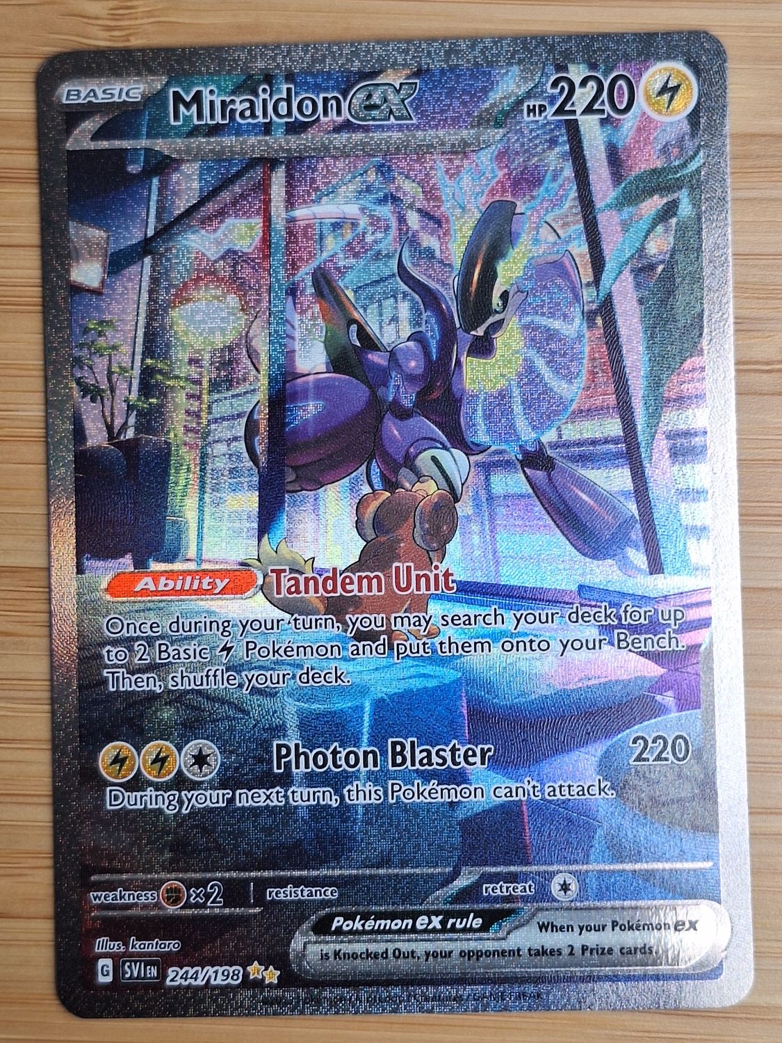 Miraidon EX - 244/198 - Scarlet&amp;Violet Base Set - NM