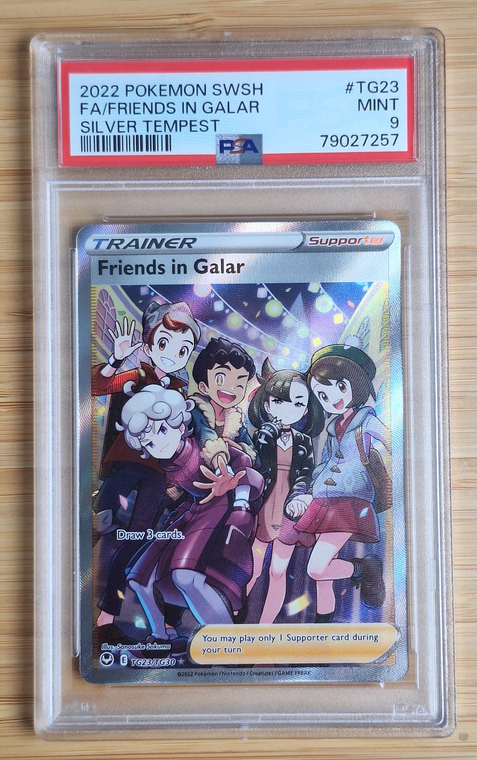 Friends In Galar - TG23/TG30 - Silver Tempest - Mint - (PSA 9)
