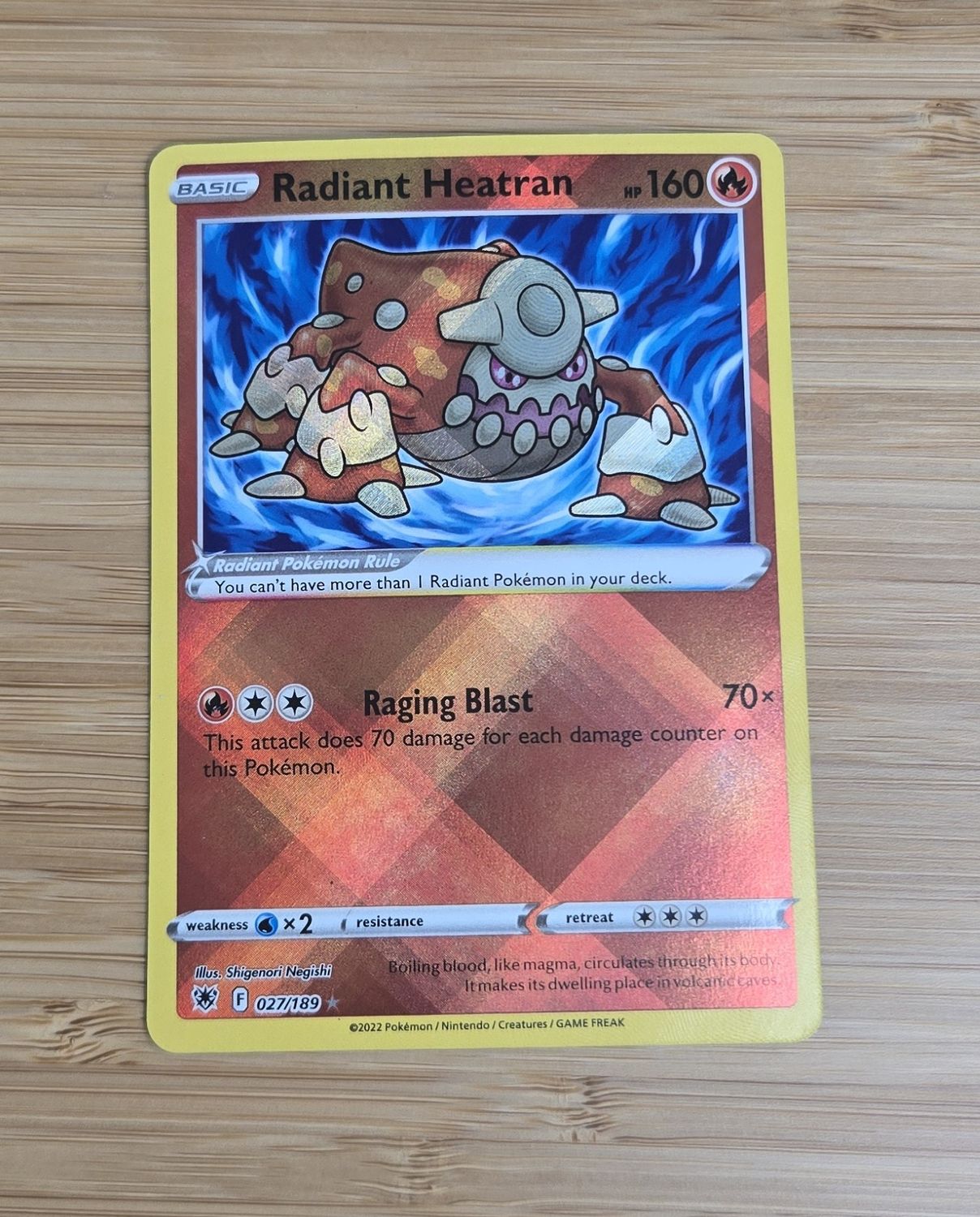 Radiant Heatran - 027/189 - Astral Radiance - NM