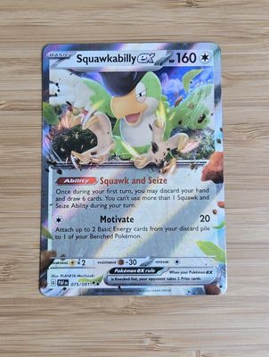 Squakabilly EX - Paldean Fate - 075/091 - NM