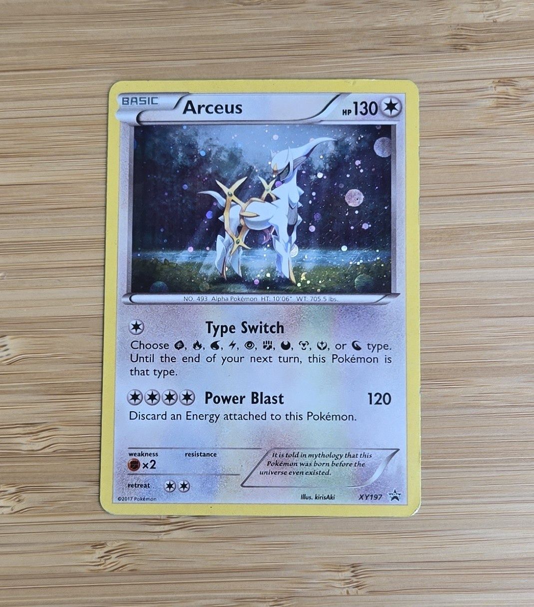 Arceus cosmic holo - XY197 - PROMO - mp
