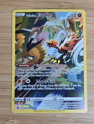 Galarian Zapdos - SWSH283 - Promo - NM