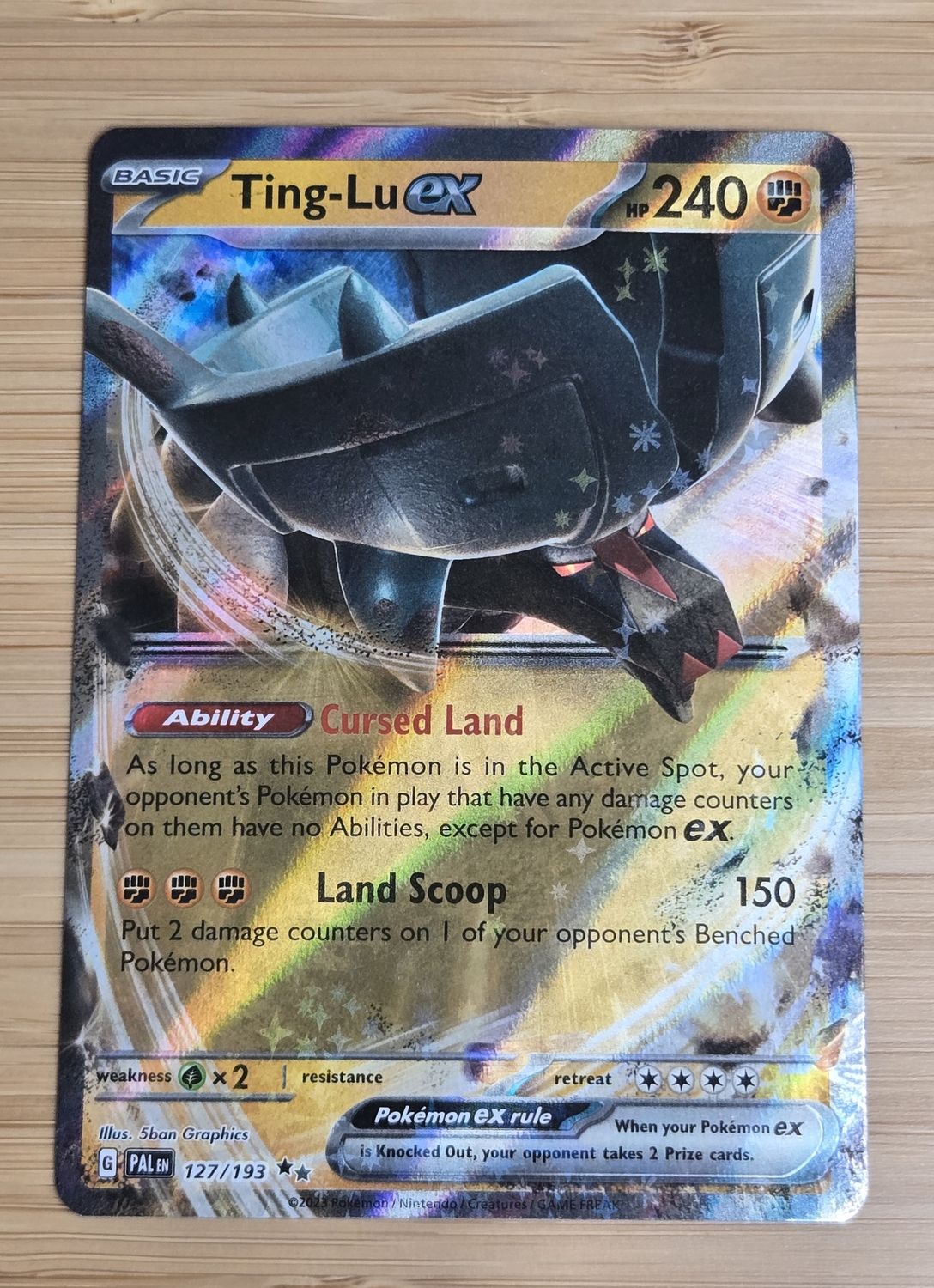 Ting-Lu EX - Paldea Evolved - 127/193 - NM