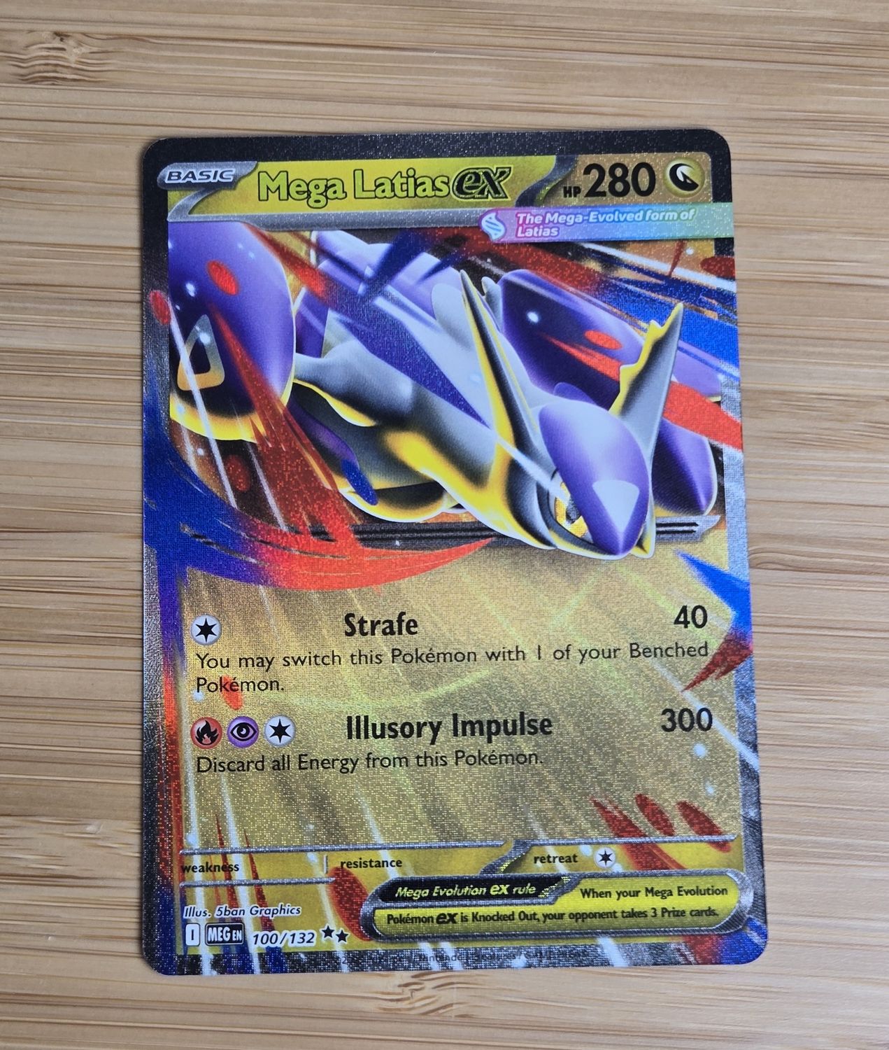 Mega Latias ex - 100/132 - Mega Evolution - NM