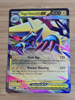 Mega Manectric ex - 050/132 - Mega Evolution - NM