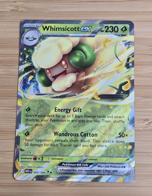 Whimsicott ex - 005/086 - White Flare - NM